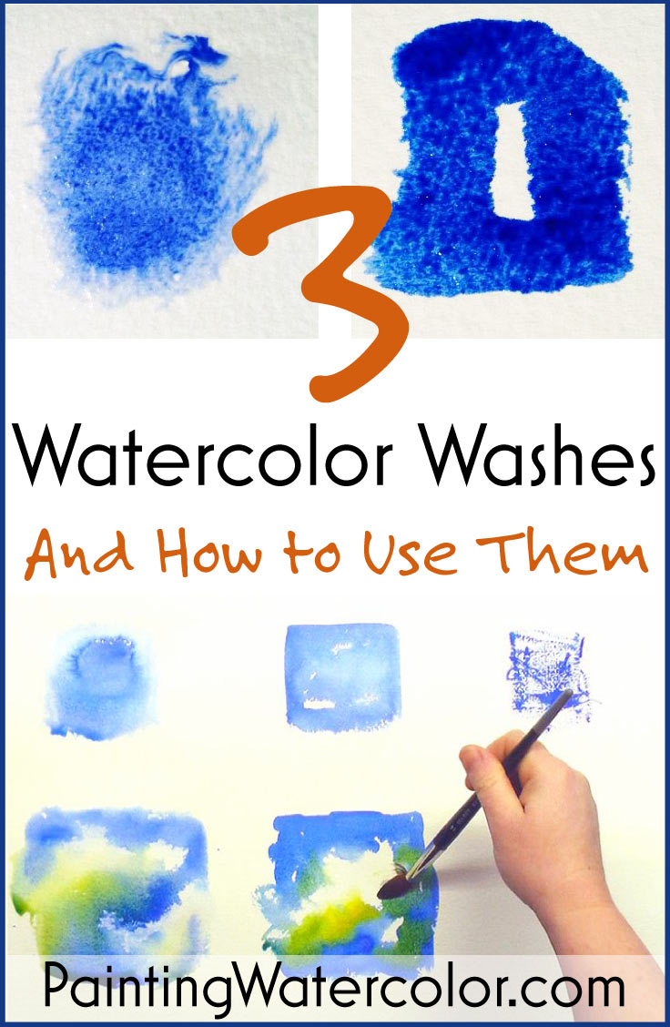3 Watercolor Washes painting lesson by Jennifer Branch