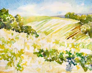 Sonoma Vineyard Painting Tutorial 3