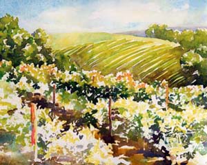 Sonoma Vineyard Painting Tutorial 5